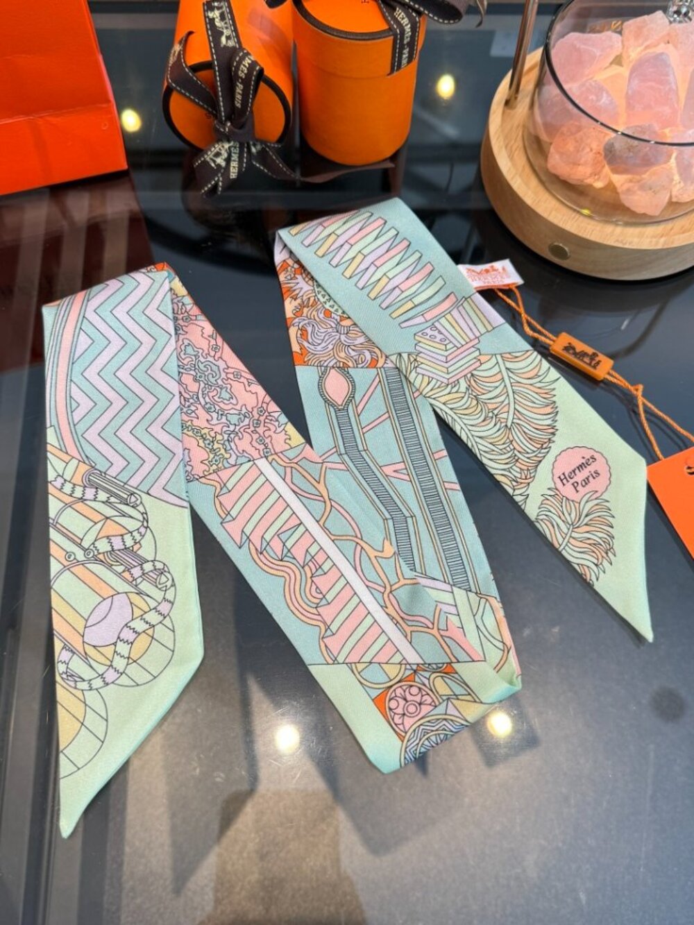 Hermes Twilly Scarf - Picture 4 of 8